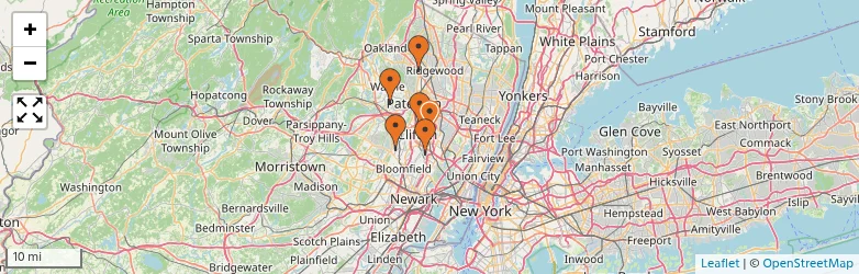 Related schools map