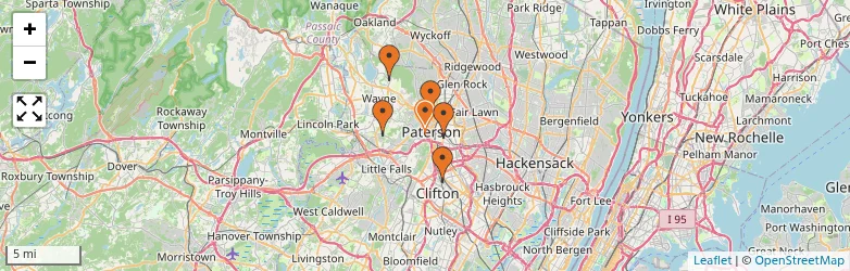 Related schools map