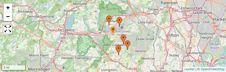 Related schools map