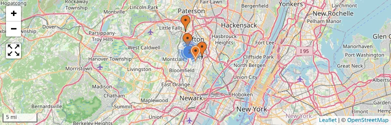 Related schools map