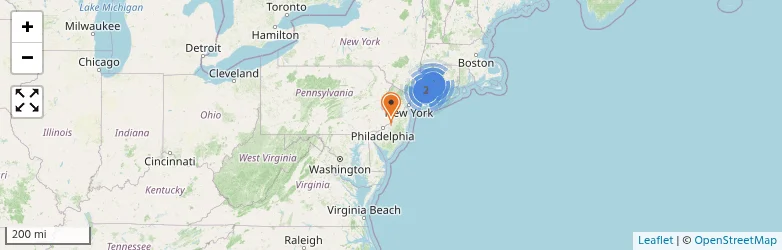 Related schools map