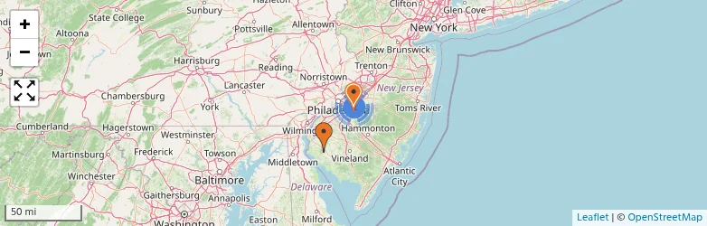 Related schools map