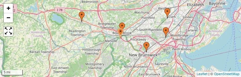 Related schools map