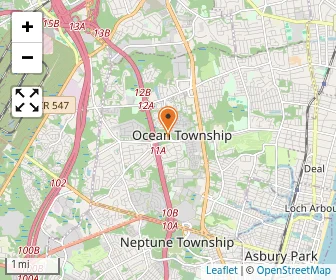 Map of Hillel Yeshiva School