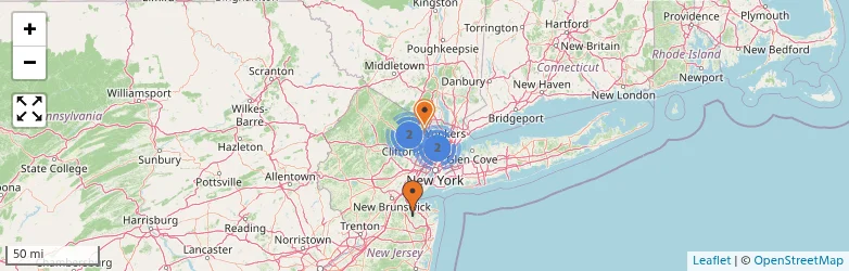 Related schools map