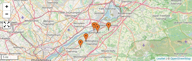 Related schools map
