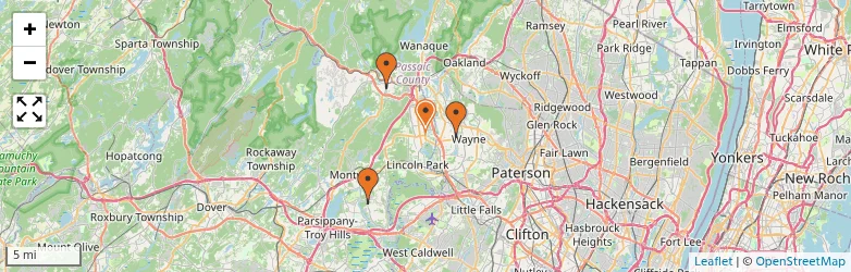 Related schools map
