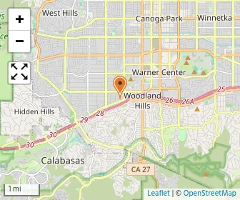 Map of Childs World School-woodland Hills