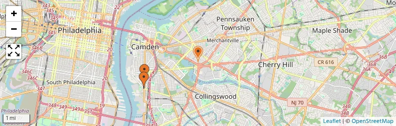 Related schools map