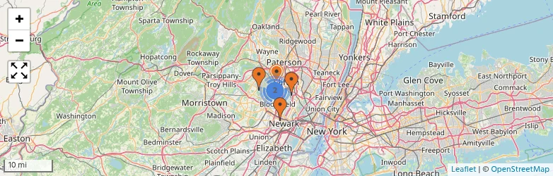 Related schools map