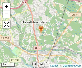 Map of Monmouth Academy (formerly known as Lakewood Prep)
