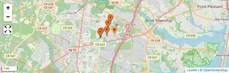 Related schools map