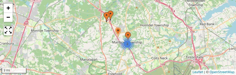 Related schools map