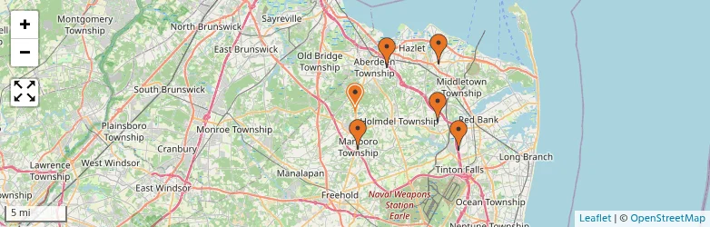 Related schools map