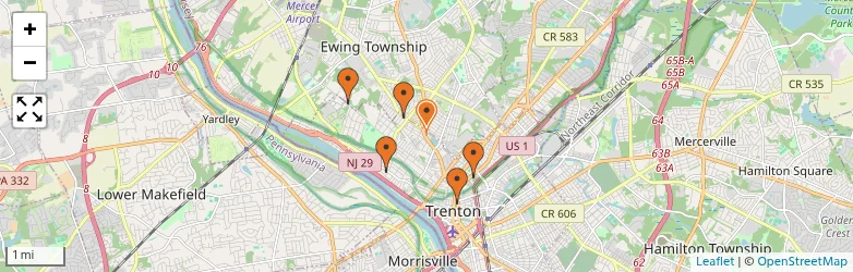 Related schools map