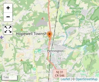 Map of Pennington Montessori School