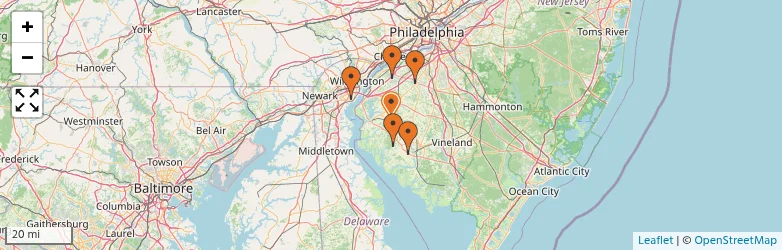 Related schools map