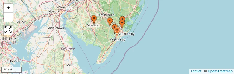 Related schools map