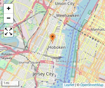 Map of Hoboken Catholic Academy
