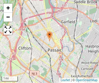 Map of St. Anthony/ Passaic Catholic School