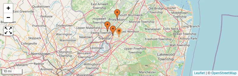 Related schools map