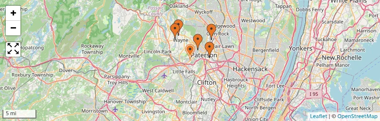 Related schools map