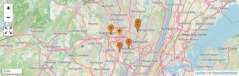 Related schools map