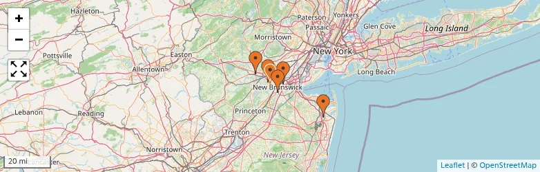 Related schools map
