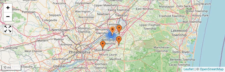 Related schools map