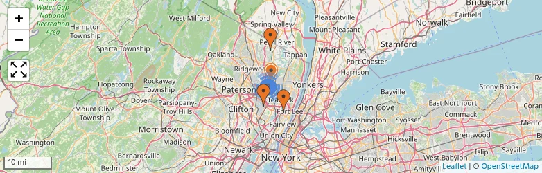 Related schools map