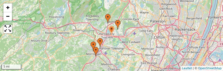 Related schools map