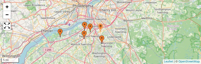 Related schools map