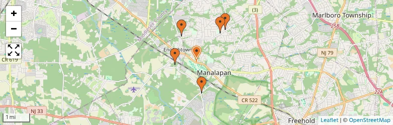 Related schools map