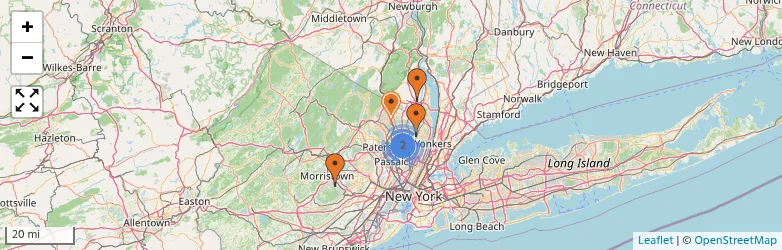 Related schools map