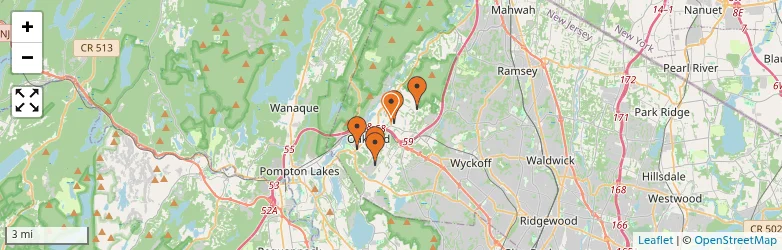 Related schools map