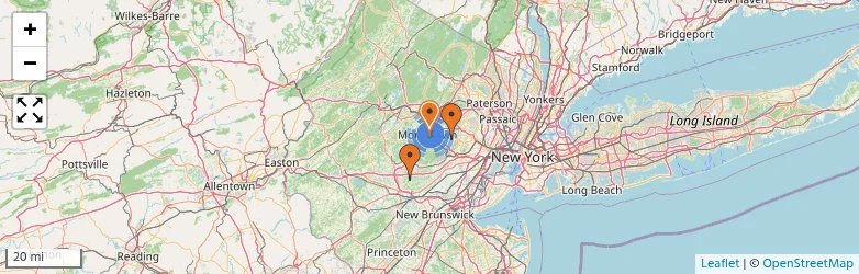 Related schools map