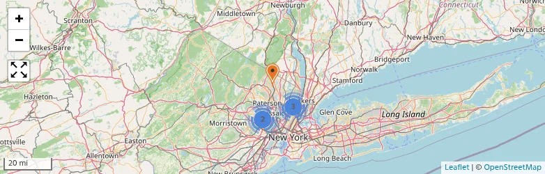 Related schools map