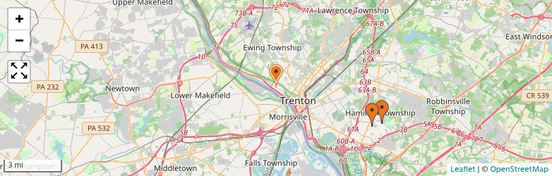 Related schools map