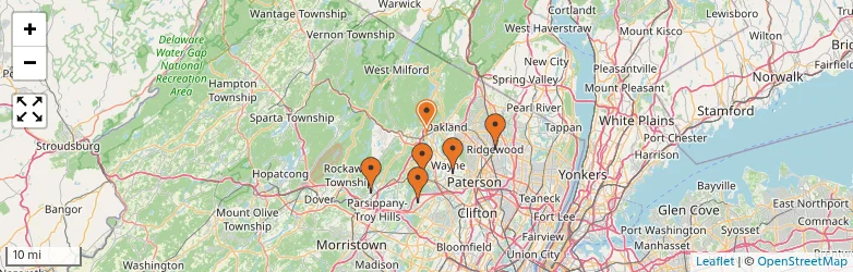 Related schools map