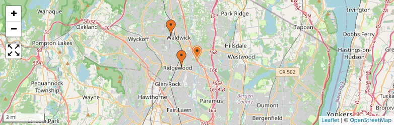 Related schools map