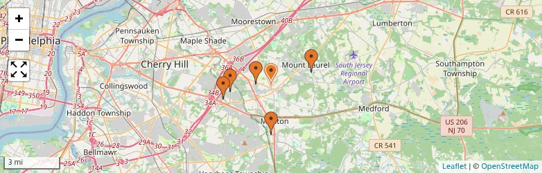 Related schools map