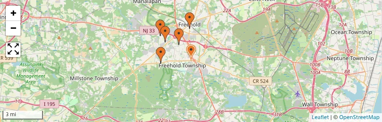 Related schools map