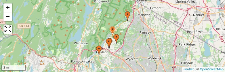 Related schools map