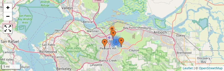 Related schools map