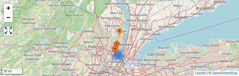 Related schools map