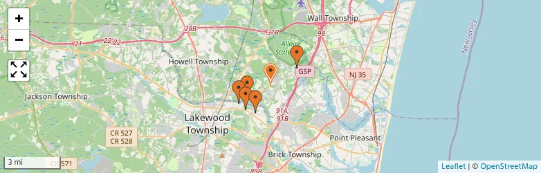 Related schools map