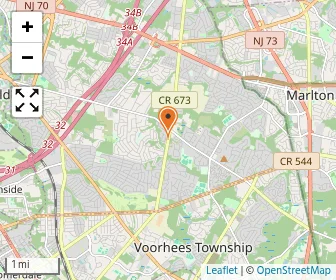 Map of Preschool At Temple Emanuel