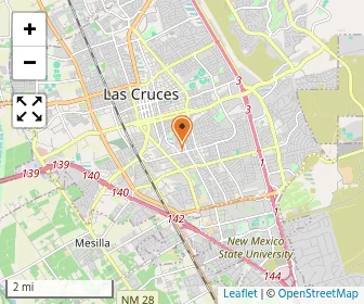 Map of Las Cruces Catholic/ihm Campus