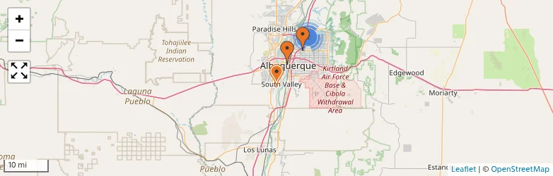 Related schools map