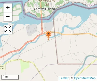 Map of Akwesasne Freedom School